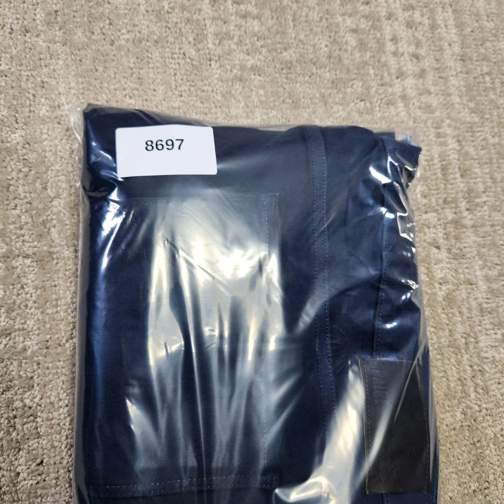 Paige Federal Jeans Men 38x34 Straight Leg Soft Stretch Denim Starless Night USA